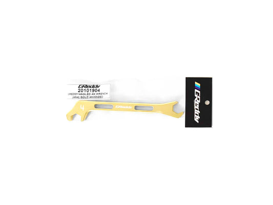GReddy Performance Parts GReddy Angled AN Wrenches - Gold Anodized 04 Wrench Gold 20101904