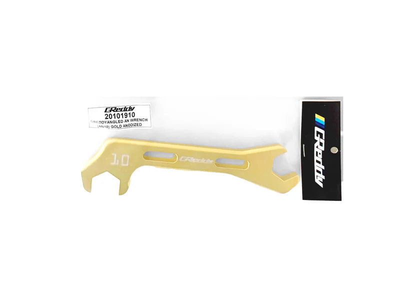 GReddy Performance Parts GReddy Angled AN Wrenches - Gold Anodized -10 Wrench Gold 20101910