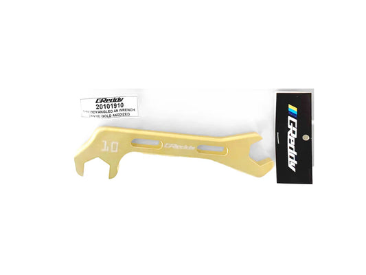 GReddy Performance Parts GReddy Angled AN Wrenches - Gold Anodized -10 Wrench Gold 20101910