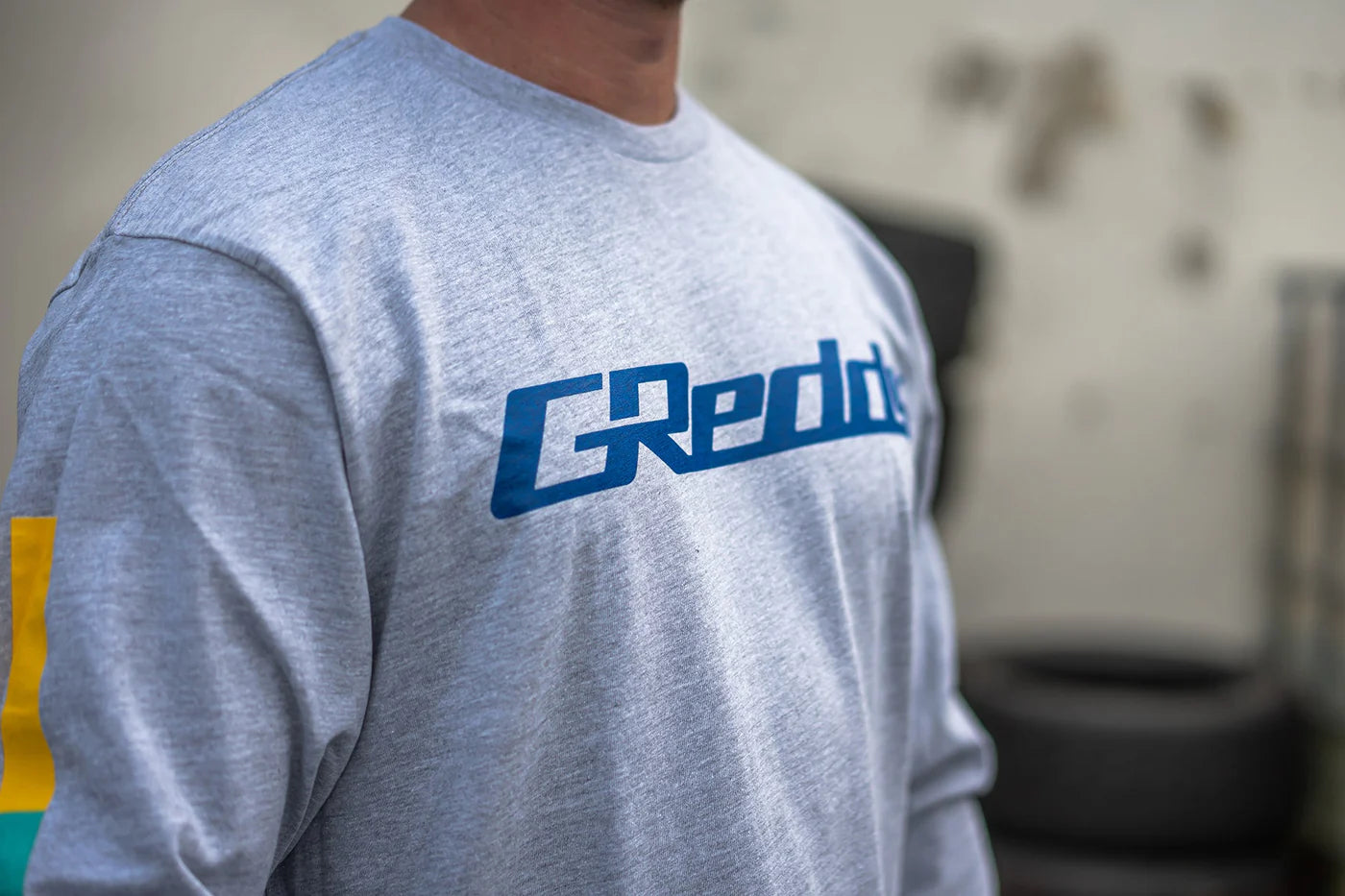 GReddy Performance Parts GReddy OG Long Sleeve Tee - Heather Gray - 20112316 - XXXL