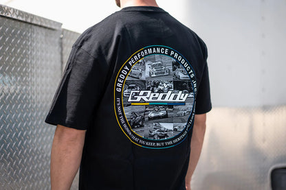 GReddy Performance Parts GReddy Performance Tee - Black - 20114021 - Small