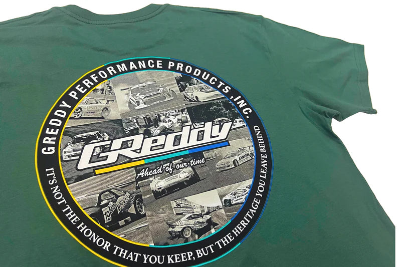 GReddy Performance Parts GReddy Performance Tee - Sport Green - 20114054 - XL Tee