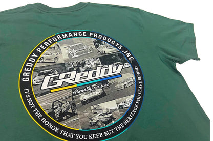 GReddy Performance Parts GReddy Performance Tee - Sport Green - 20114054 - XL Tee