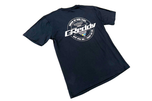 GReddy Performance Parts GReddy Worldwide Seal Tee - Navy Blue - 20114071 - Small