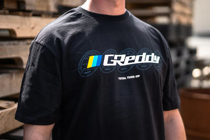 GReddy Performance Parts Meters Logo Tee - Black - 20117013 - Large Meters Tee