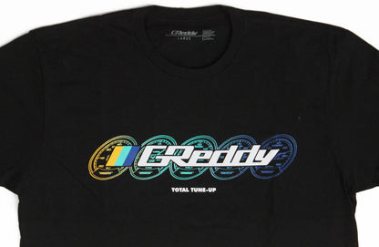 GReddy Performance Parts Meters Logo Tee - Black - 20117013 - Large Meters Tee