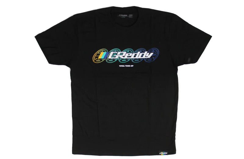 GReddy Performance Parts Meters Logo Tee - Black - 20117013 - Large Meters Tee