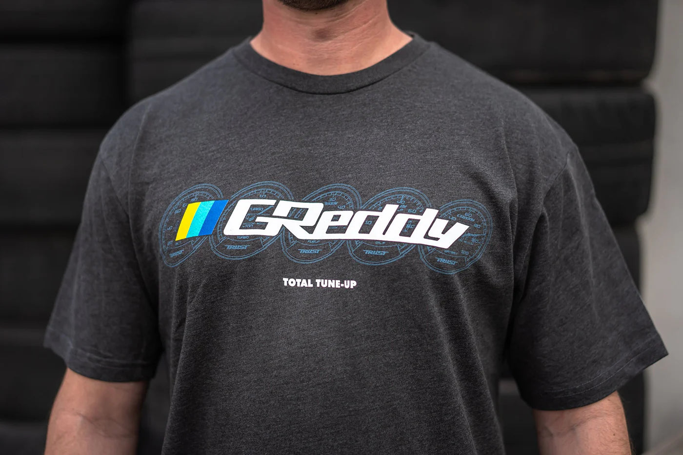 GReddy Performance Parts GReddy Meters Tee - Charcoal Heather - 20117023 - Large