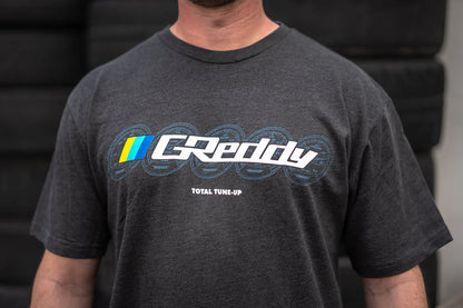 GReddy Performance Parts GReddy Meters Tee - Charcoal Heather - 20117023 - Large
