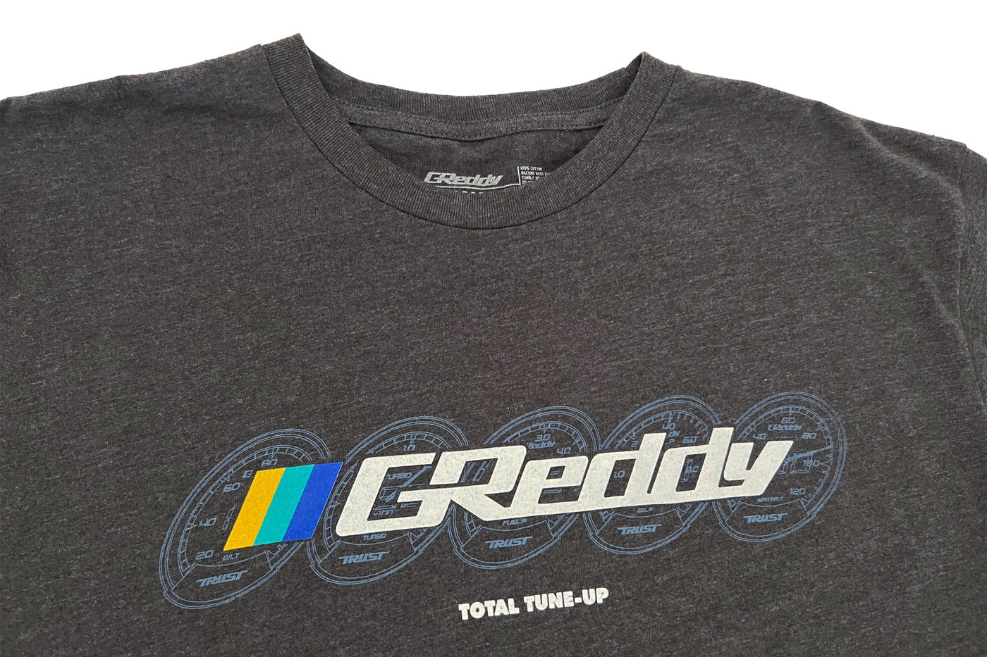 GReddy Performance Parts GReddy Meters Tee - Charcoal Heather - 20117023 - Large
