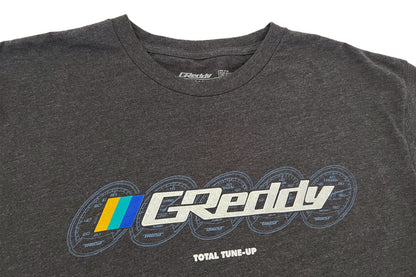 GReddy Performance Parts GReddy Meters Tee - Charcoal Heather - 20117023 - Large