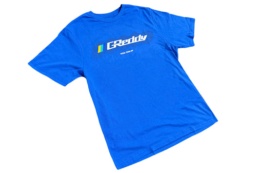 GReddy Performance Parts GReddy Meters Logo Tee - True Royal - 20117401 - Small Meters Tee