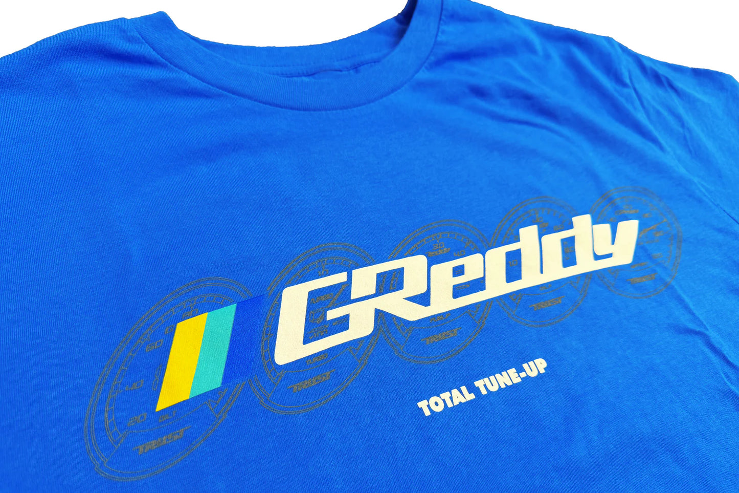 GReddy Performance Parts GReddy Meters Logo Tee - True Royal - 20117401 - Small Meters Tee