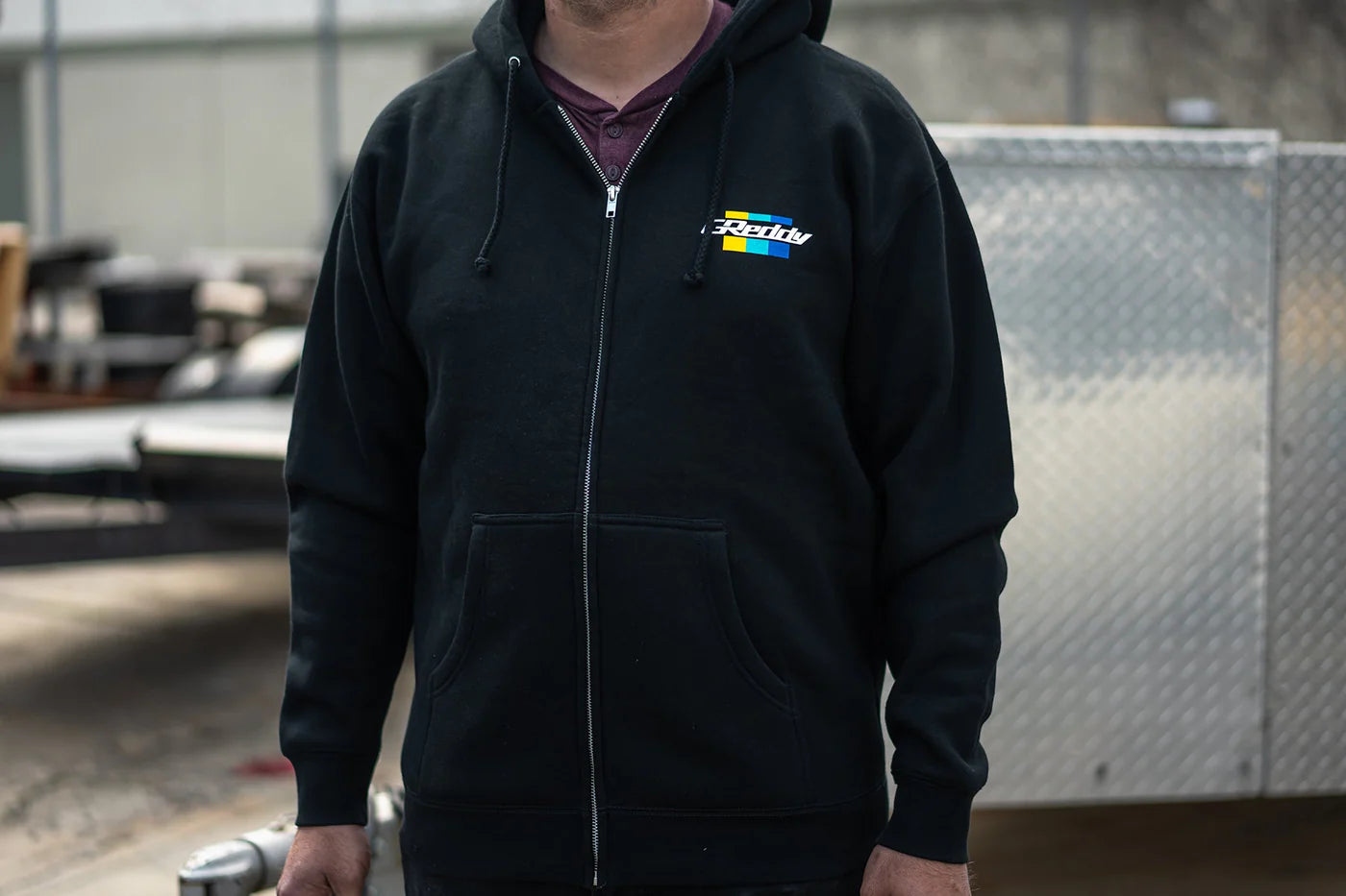 GReddy Performance Parts GReddy Performance Zip Hood - Black - 20120401 - Small