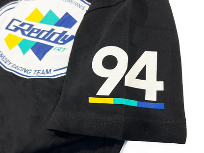GReddy Performance Parts Racing Team Tee - Black - 20125003 - Black GRT Large Tee