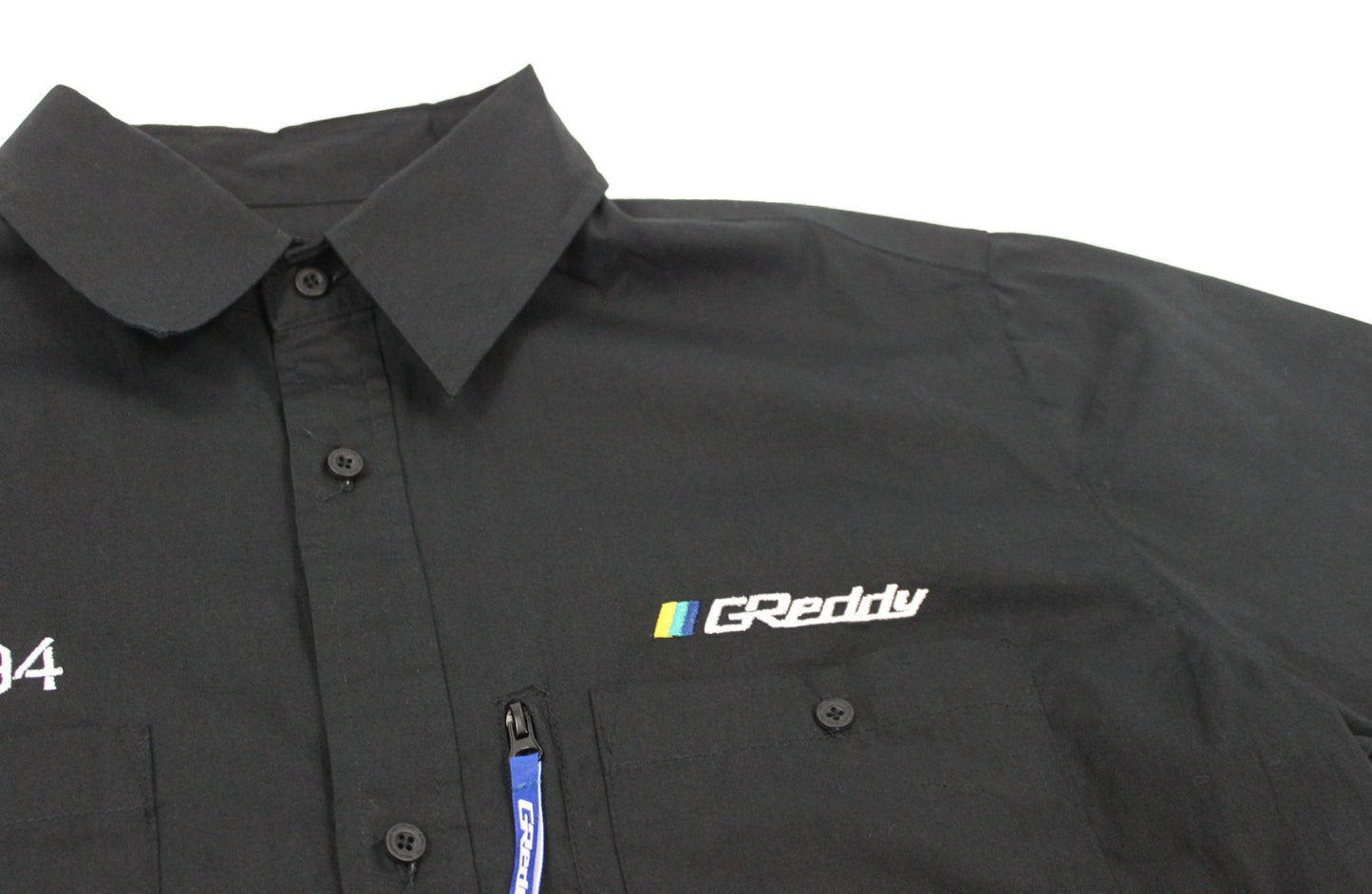 GReddy TRUST Japan GReddy Mechanic's Button-up Work Shirt(s) 2.0 - Small - Black