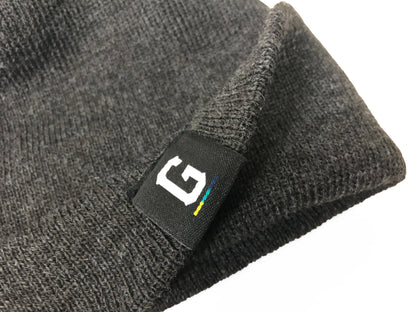 GReddy TRUST Japan GReddy Slant logo bold Beanie(s) - 20302902 - Charcoal Grey