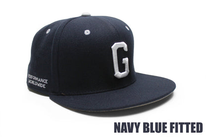 GReddy TRUST Japan GReddy Varsity G Fitted Cap - Dark Navy Blue - 20307118- Size 8"