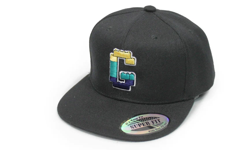 GReddy Performance Parts G Block Kid's Snap-back Cap (Kids) - Black