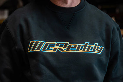 GReddy Performance Parts Slant Logo Crewneck - Black - 20413012 - Medium