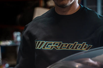 GReddy Performance Parts Slant Logo Crewneck - Black - 20413012 - Medium