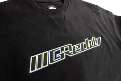 GReddy Performance Parts Slant Logo Crewneck - Black - 20413012 - Medium