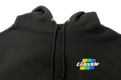 GReddy Performance Parts GReddy Katakana Pullover Hood - Black - 20424204 - X Large Black