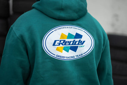 GReddy Performance Parts GReddy Racing Team Oval Logo Pullover Hood - Teal Green - 20425233 - Large Teal Green