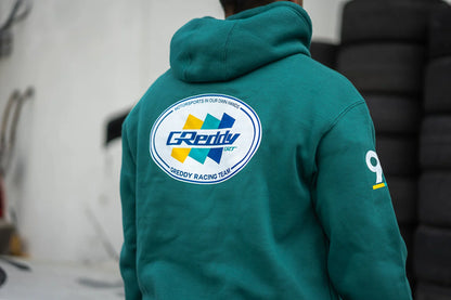 GReddy Performance Parts GReddy Racing Team Oval Logo Pullover Hood - Teal Green - 20425233 - Large Teal Green