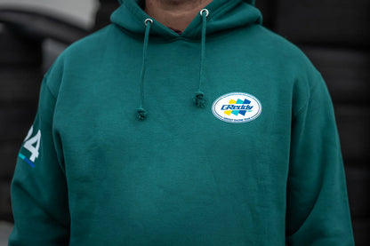 GReddy Performance Parts GReddy Racing Team Oval Logo Pullover Hood - Teal Green - 20425233 - Large Teal Green
