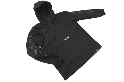 GReddy Performance Parts GReddy Understripe Nylon 1/4-Zip Hooded Jacket - Black - 20500706 - XXXL