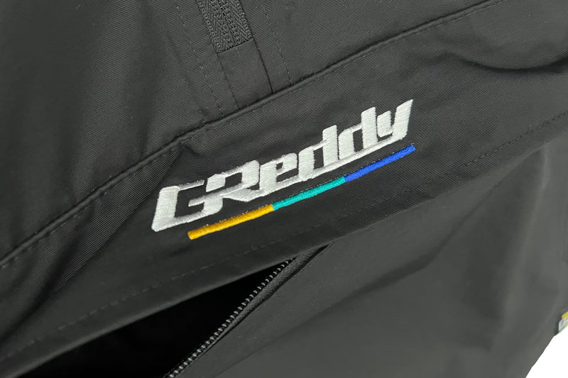 GReddy Performance Parts GReddy Understripe Nylon 1/4-Zip Hooded Jacket - Black - 20500706 - XXXL