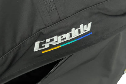 GReddy Performance Parts GReddy Understripe Nylon 1/4-Zip Hooded Jacket - Black - 20500706 - XXXL