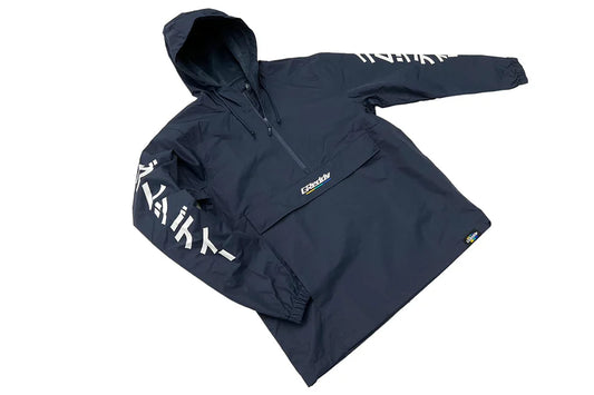GReddy Performance Parts GReddy Understripe Nylon 1/4-Zip Hooded Jacket - Navy - 20500711 - Small