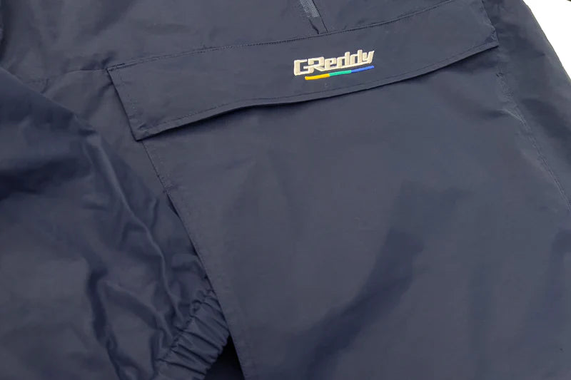 GReddy Performance Parts GReddy Understripe Nylon 1/4-Zip Hooded Jacket - Navy - 20500716 - XXXL