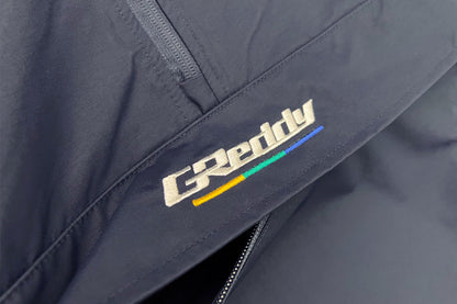 GReddy Performance Parts GReddy Understripe Nylon 1/4-Zip Hooded Jacket - Navy - 20500716 - XXXL