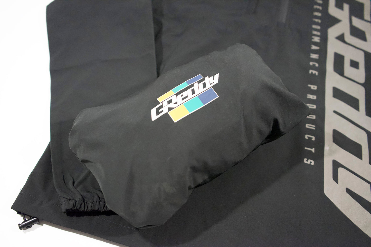 GReddy TRUST Japan GReddy Med-light weight Pack-able Travel Nylon Jacket - Black - 20502715 - XXL