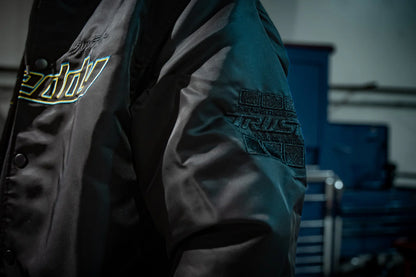 GReddy Performance Parts GReddy Satin Jacket - Black - 20503013 - Large