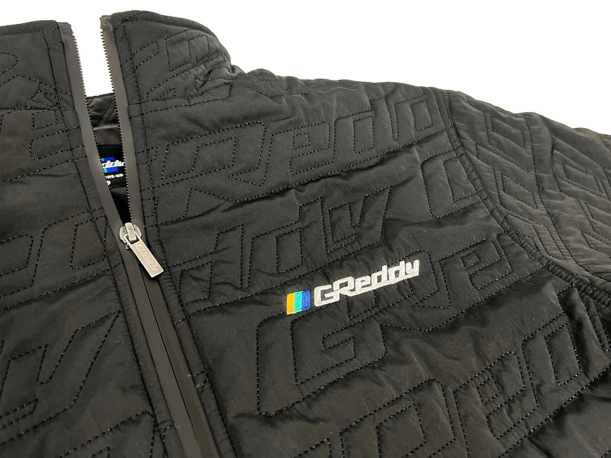 GReddy Performance Parts GReddy Quilted Nylon Jacket - Black - 20504013 - Large
