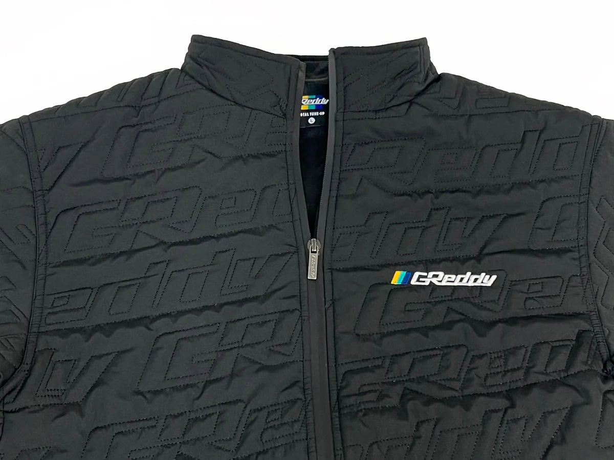 GReddy Performance Parts GReddy Quilted Nylon Jacket - Black - 20504013 - Large