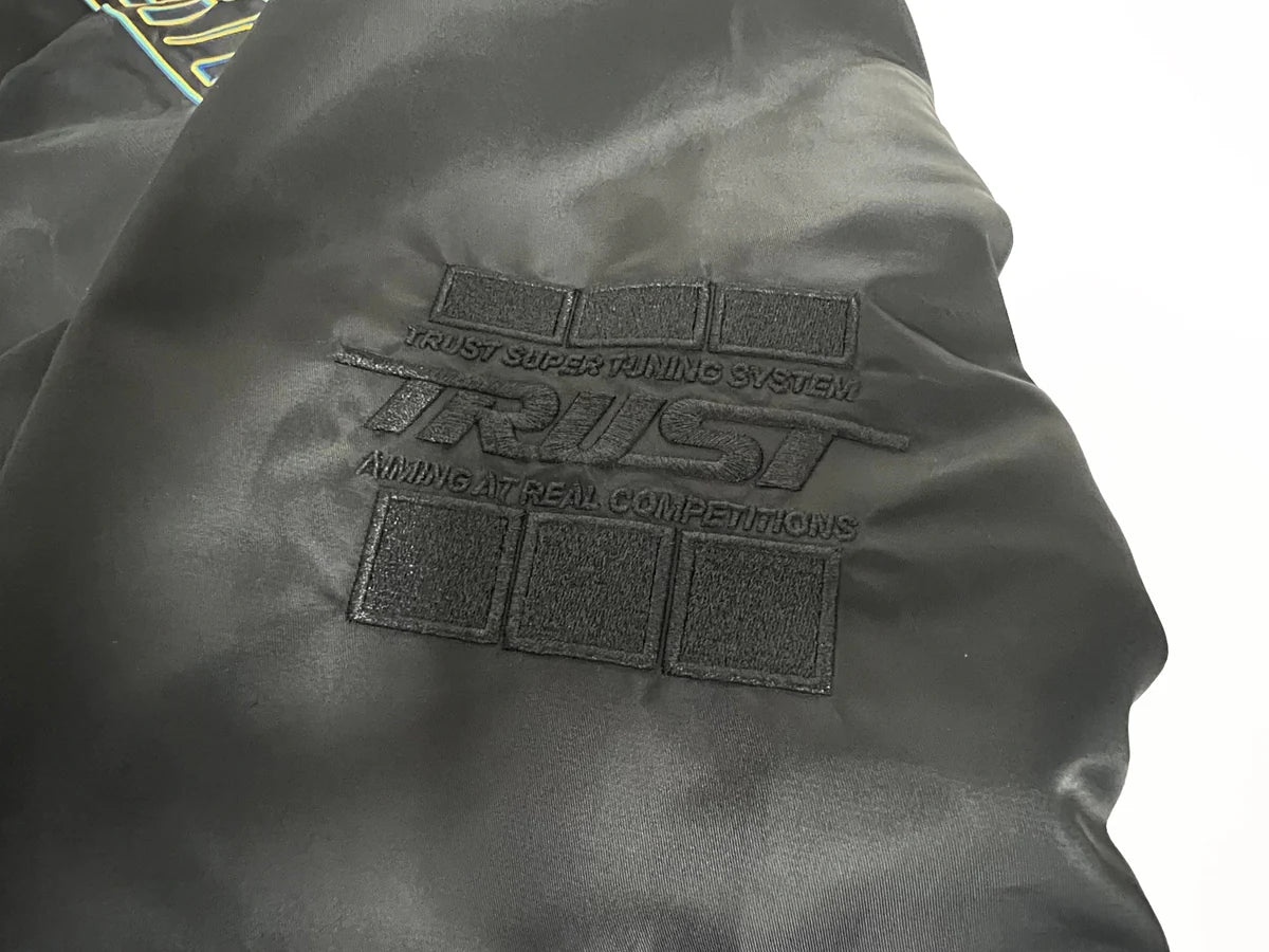 GReddy Performance Parts GReddy Satin Jacket - Black - 20503013 - Large
