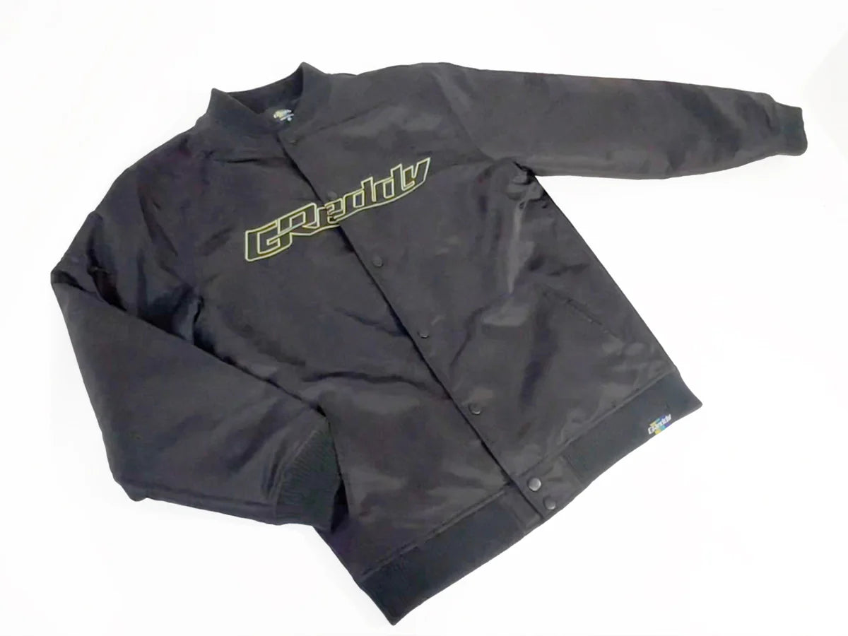 GReddy Performance Parts GReddy Satin Jacket - Black - 20503013 - Large