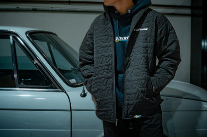 GReddy Performance Parts GReddy Quilted Nylon Jacket - Black - 20504013 - Large