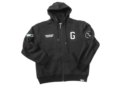 GReddy Performance Parts Varsity Zip-Up Hooded Fleece - Black - 20507206 - XXXL