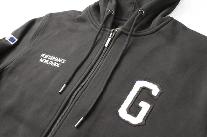 GReddy Performance Parts Varsity Zip-Up Hooded Fleece - Black - 20507206 - XXXL