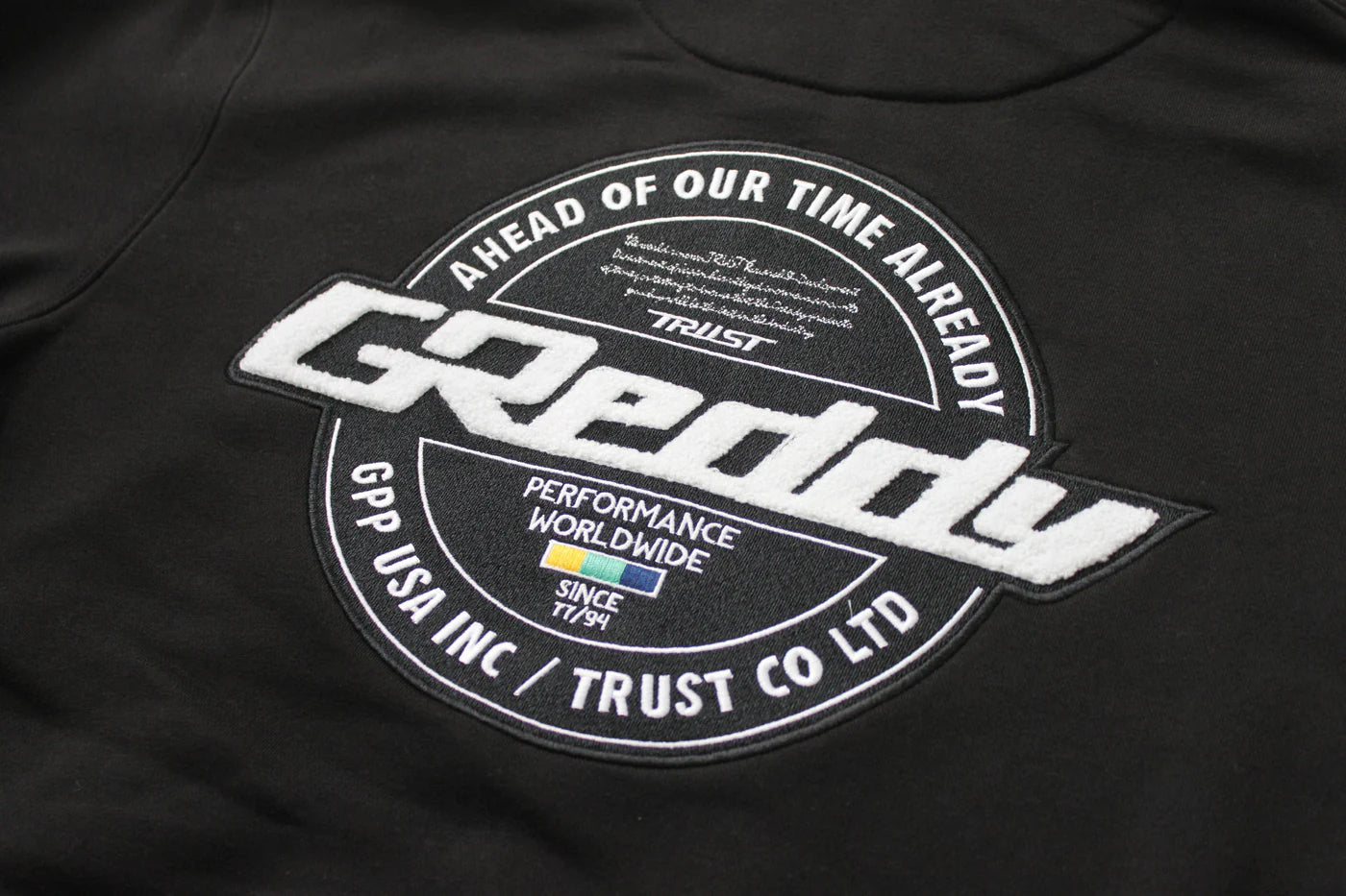 GReddy Performance Parts Varsity Zip-Up Hooded Fleece - Black - 20507206 - XXXL