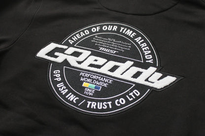 GReddy Performance Parts Varsity Zip-Up Hooded Fleece - Black - 20507206 - XXXL