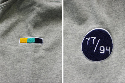 GReddy TRUST Japan GReddy Varsity Zip-Up Hooded Fleece - Heather Grey - 20507214 - X Large