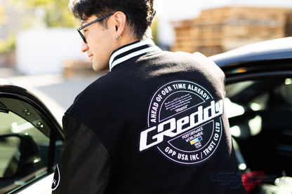 GReddy TRUST Japan GReddy Varsity Letterman Jacket - Black - 20507906 - XXXL