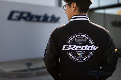 GReddy TRUST Japan GReddy Varsity Letterman Jacket - Black - 20507905 - XXL